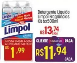 Muffato Detergente Líquido Limpol Fragrancias oferta