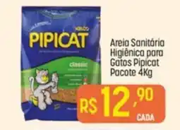 Muffato Areia Sanitária Higiênica para Gatos Pipicat Pacote oferta