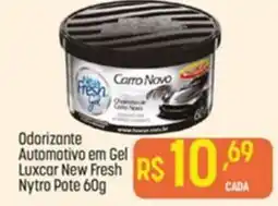Muffato Odorizante Automotivo em Gel Luxcor New Fresh Nytro Pote oferta