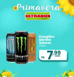 Ultrabox Energético Monster Sabores oferta