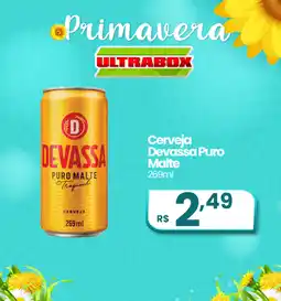 Ultrabox Cerveja Devassa Puro Malte oferta
