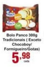 Rossi Supermercado Bolo Panco 300g Tradicionais oferta