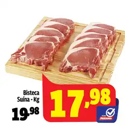 Supermercado Paraná Bisteca Suína oferta