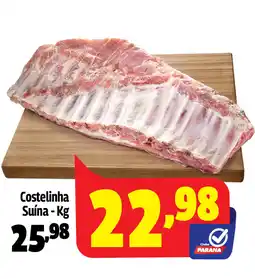 Supermercado Paraná Costelinha Suína oferta