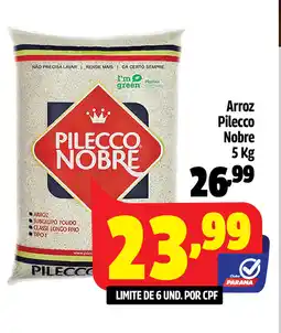 Supermercado Paraná Arroz Pilecco Nobre oferta