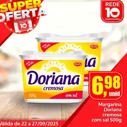 Rede 10 Margarina Doriana cremosa com sal oferta