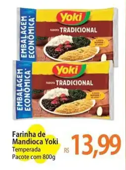 Atacadão Farinha de Mandioca Yoki Temperada Pacote oferta