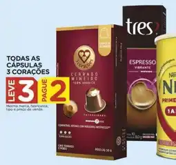 Carrefour Todas as cápsulas 3 corações oferta