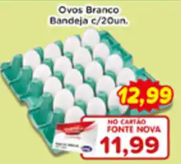 Fonte Nova Ovos Branco Bandeja oferta