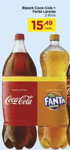 Carrefour Bipack Coca-Cola + Fanta Laranja oferta