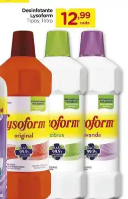 Carrefour Desinfetante Lysoform Tipos, oferta