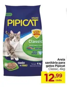 Carrefour Areia sanitária para gatos Pipicat Classic,Classic oferta