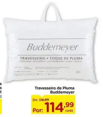 Carrefour Travesseiro de Pluma Buddemeyer oferta