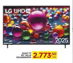 Carrefour Smart TV 50" 4K LG 50UA8550PSA oferta
