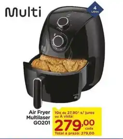 Carrefour Air Fryer Multilaser GO201 oferta