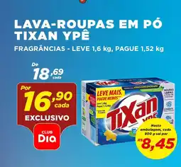 Dia Lava-roupas em pó tixan ypê oferta