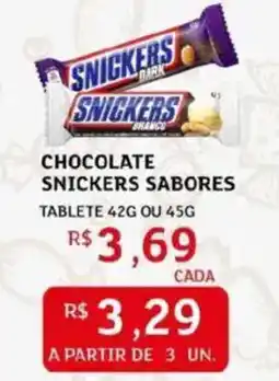 Assaí Atacadista Chocolate snickers sabores oferta