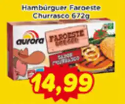 Fonte Nova Hambúrguer Faroeste Churrasco oferta