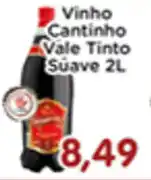Fonte Nova Vinho Cantinho Vale Tinto Suave oferta