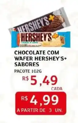 Assaí Atacadista Chocolate com wafer hershey's+ sabores oferta