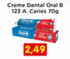Fonte Nova Creme Dental Oral B 123 A. Caries oferta