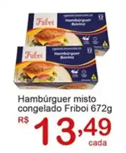 Giga Atacado Hambúrguer misto congelado Friboi oferta