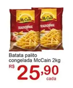 Giga Atacado Batata palito congelada McCain oferta