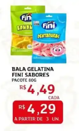 Assaí Atacadista Bala gelatina fini sabores oferta