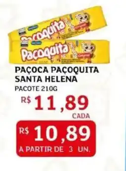 Assaí Atacadista Paçoca pacoquita santa helena pacote oferta