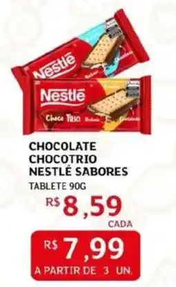 Assaí Atacadista Chocolate chocotrio nestlé sabores tablete oferta