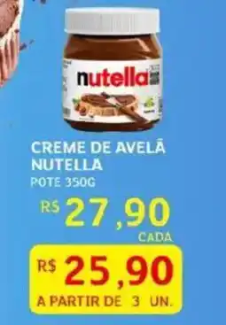 Assaí Atacadista Creme de avelā nutella pote oferta