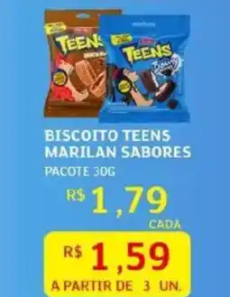 Assaí Atacadista Biscoito teens marilan sabores oferta