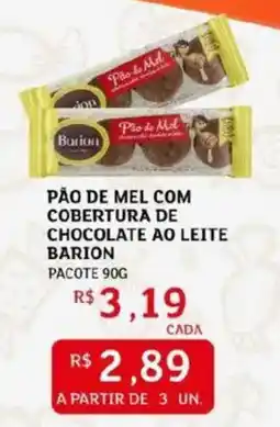 Assaí Atacadista Pão de mel com cobertura de chocolate ao leite barion oferta