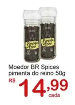 Giga Atacado Moedor BR Spices pimenta do reino oferta