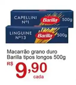Giga Atacado Macarrão grano duro Barilla tipos longos oferta