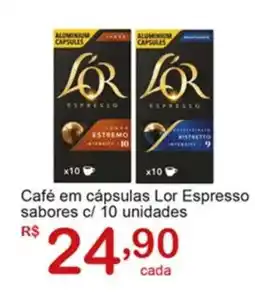 Giga Atacado Café em cápsulas Lor Espresso sabores oferta