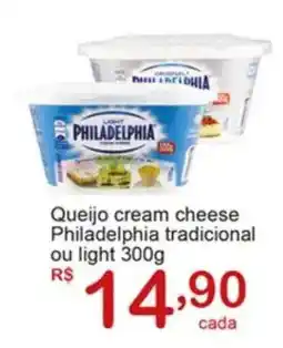 Giga Atacado Queijo cream cheese Philadelphia oferta