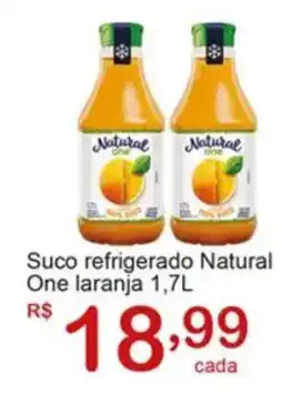 Giga Atacado Suco refrigerado Natural One laranja oferta