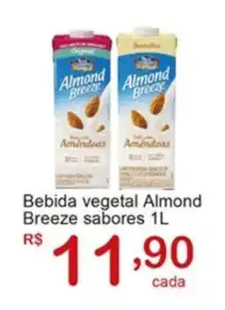 Giga Atacado Bebida vegetal Almond Breeze sabores oferta