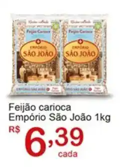 Giga Atacado Feijão carioca Empório São João oferta