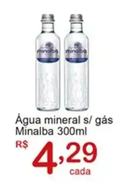 Giga Atacado Água mineral s/ gás Minalba oferta