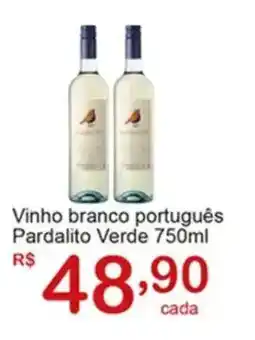 Giga Atacado Vinho branco português Pardalito Verde oferta