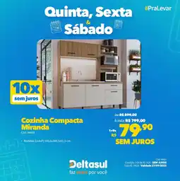 Deltasul Cozinha Compacta Miranda oferta
