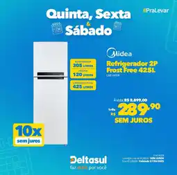 Deltasul Midea Refrigerador 2P Frost Free oferta