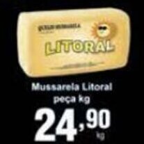 Rossi Supermercado Mussarela Litoral peca 1kg oferta