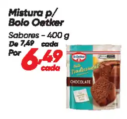 Dia Mistura p/ Bolo Oetker oferta