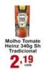 Rossi Supermercado Molho Tomate Heinz 340g Sh Tradicional oferta