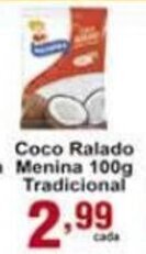 Rossi Supermercado Coco Ralado Menina 100g Tradicional oferta