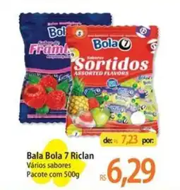 Atacadão Bala Bola 7 Riclan oferta