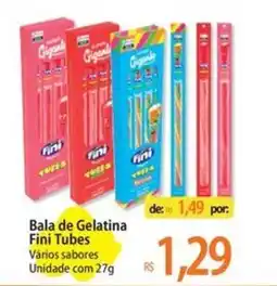 Atacadão Bala de Gelatina Fini Tubes oferta